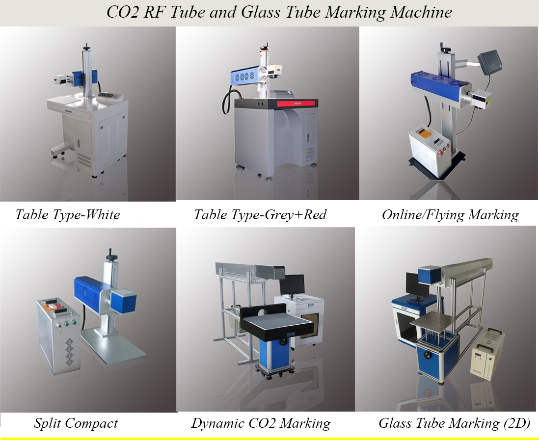 Glass Tube CO2 Laser Marking Machine